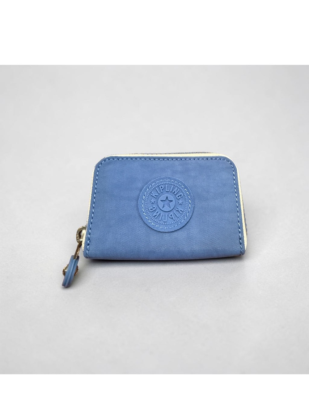 Kipling Light Blue Zip Card Wallet